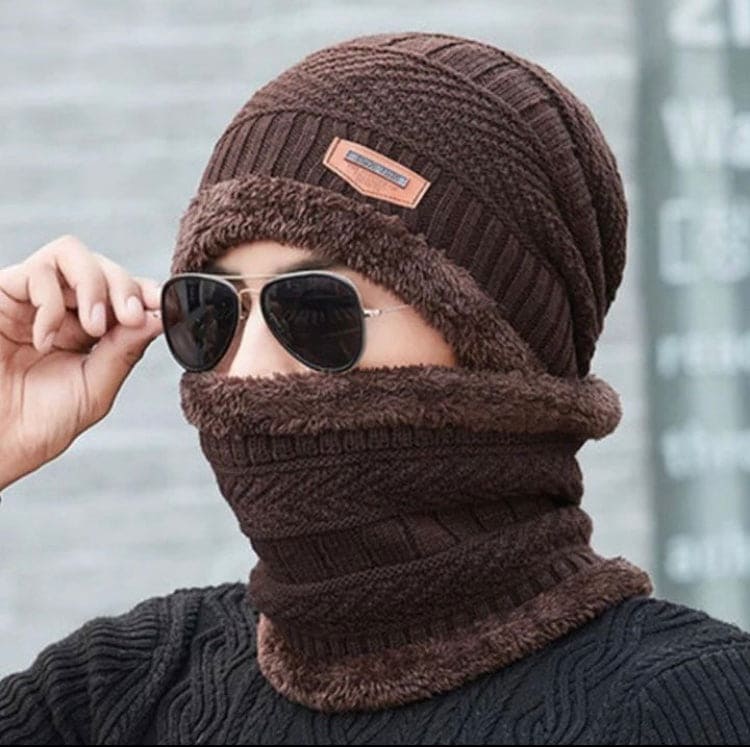 New Beanie Hat, Skin Cap & Scarf Set, New Coral Fleece Scarf, Men Wool Scarf Caps, Winter Beanies for Men New Beanie Hat, Skin Cap & Scarf Set, New Coral Fleece Scarf, Men Wool Scarf Caps, Winter Beanies for Men